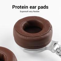 Oneodio Studio DJ słuchawki z mikrofonem Stereo głęboki bas słuchawki nauszne z gniazdem 3.5/6.3mm do monitorowania nagrywania 4